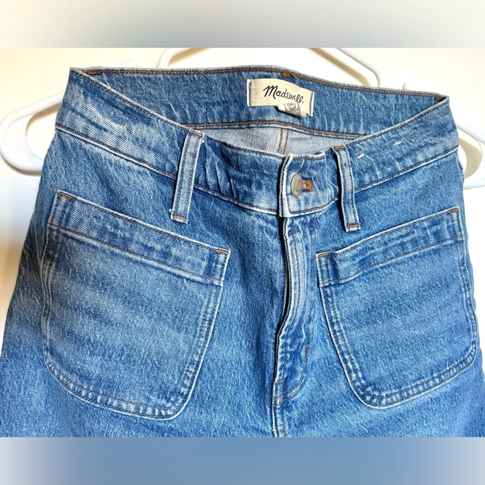 Madewell Perfect Vintage Wide-Leg Patch Pocket Jeans - Picture 3 of 11